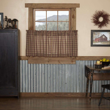 Crosswoods Tier Curtain Set of 2 L24xW36 - The Fox Decor